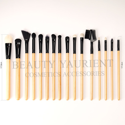 Le mélange pelucheux personnalisable de fard à paupières balayent les brosses naturelles de maquillage