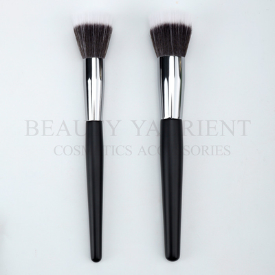 Le maquillage de visage usine le maquillage fait sur commande de haute qualité de cheveux synthétiques en bois libres de poignée de cruauté pointillant des brosses